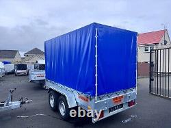 Car Box Trailer 10ft x 5ft Twin Axle 2700kg Car Trailer Braked Axle