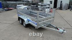 Car Cage Trailer 10ft X 5ft Twin Axle 750kg Mgw Car Trailer Mesh Sides Trailer