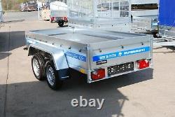 Car Cage Trailer 7x4 Twin Axle 750kg Flatbed Unbraked Trailer