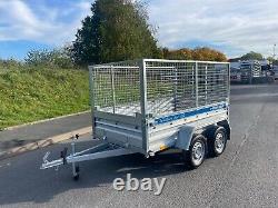 Car Cage Trailer 7x4 Twin Axle 750kg Unbraked Al-ko Suspension Trailer Ramp