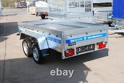 Car Cage Trailer 7x4 Twin Axle 750kg Unbraked Al-ko Suspension Trailer Ramp