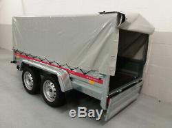Car Camping Twin Axle Trailer 8,7ft x 4,1ft 750 kg UNBRAKED