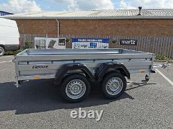 Car Trailer 265 x 132cm Unbraked 750kg Twin Axle 8.7 x 4.4ft