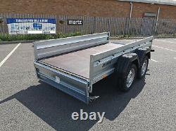 Car Trailer 265 x 132cm Unbraked 750kg Twin Axle 8.7 x 4.4ft