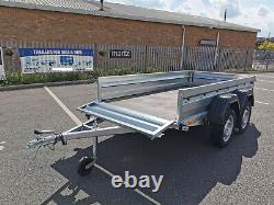 Car Trailer 265 x 132cm Unbraked 750kg Twin Axle 8.7 x 4.4ft