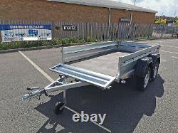 Car Trailer 265 x 132cm Unbraked 750kg Twin Axle 8.7 x 4.4ft