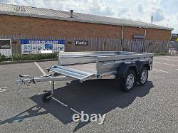 Car Trailer 265 x 132cm Unbraked 750kg Twin Axle 8.7 x 4.4ft