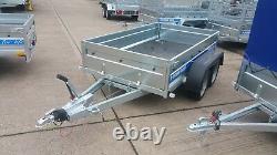 Car Trailer 300cm X 150cm Twin Axle 1300kg 10ft X5ft Braked Trailer Al-ko