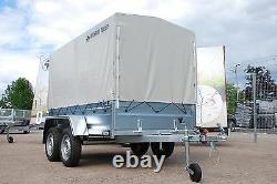 Car Trailer 8,2 X 4,2 Twin Axle 750kg + Free Canvas Cover 1,5m