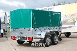 Car Trailer 8,2 X 4,2 Twin Axle 750kg + Free Canvas Cover 1,5m