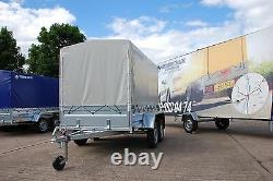 Car Trailer 8,2 X 4,2 Twin Axle 750kg + Free Canvas Cover 1,5m