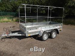 Car Trailer 9ft X 4ft Box Trailer Twin Axle 750kg Best Price