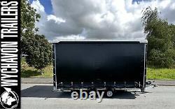 Car Trailer, Box Trailer 14,7ft x 7,2ft x 7,2ftH 2700kg Twin Axle Braked AL-KO