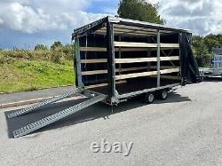 Car Trailer, Box Trailer 14,7ft x 7,2ft x 7,2ftH 2700kg Twin Axle Braked AL-KO