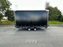 Car Trailer, Box Trailer 14,7ft x 7,2ft x 7,2ftH 2700kg Twin Axle Braked AL-KO