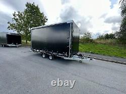 Car Trailer, Box Trailer 14,7ft x 7,2ft x 7,2ftH 2700kg Twin Axle Braked AL-KO