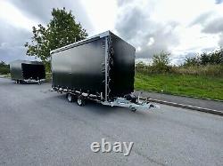 Car Trailer, Box Trailer 14,7ft x 7,2ft x 7,2ftH 2700kg Twin Axle Braked AL-KO