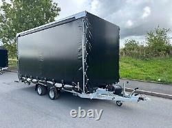 Car Trailer, Box Trailer 14,7ft x 7,2ft x 7,2ftH 2700kg Twin Axle Braked AL-KO