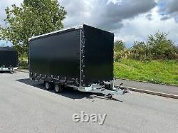 Car Trailer, Box Trailer 14,7ft x 7,2ft x 7,2ftH 2700kg Twin Axle Braked AL-KO