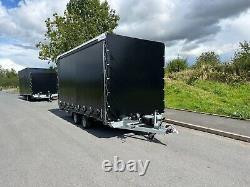 Car Trailer, Box Trailer 14,7ft x 7,2ft x 7,2ftH 2700kg Twin Axle Braked AL-KO