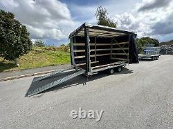 Car Trailer, Box Trailer 14,7ft x 7,2ft x 7,2ftH 2700kg Twin Axle Braked AL-KO