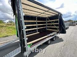 Car Trailer, Box Trailer 14,7ft x 7,2ft x 7,2ftH 2700kg Twin Axle Braked AL-KO