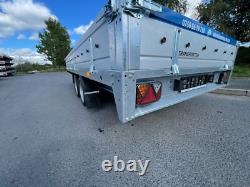 Car Trailer Drop Sides 11.9ft X 5,6ft Twin Axle 2700kg Al-ko Braked Suspension