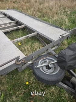 Car Trailer Transporter 2700kg Twin Axle 15ft 6.6ft 4.5m x 2m