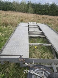 Car Trailer Transporter 2700kg Twin Axle 15ft 6.6ft 4.5m x 2m