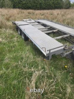 Car Trailer Transporter 2700kg Twin Axle 15ft 6.6ft 4.5m x 2m