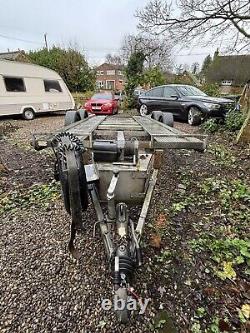 Car Trailer Transporter Low Entry Tilting Twin Axle Winch 3T Many New Parts