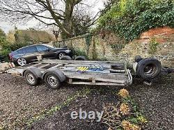 Car Trailer Transporter Low Entry Tilting Twin Axle Winch 3T Many New Parts