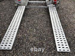 Car Trailer Transporter Low Entry Tilting Twin Axle Winch 3T Many New Parts