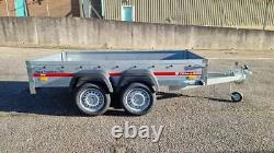 Car Trailer Twin Axel 750kg TEMARED PRO 8.7 ft x 4.1 ft Playwood floor