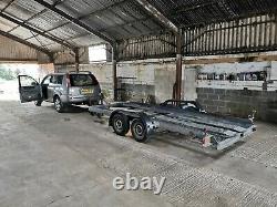 Car Transport Trailer Twin Axle LED lights Ramps