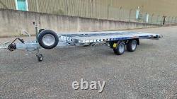 Car Transporter Recovery Tilt Bed Trailer Twin Axle 4,5m x 2.10 2700 kg gvw