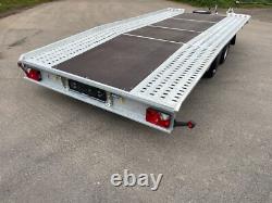 Car Transporter Trailer 14,7ft x 6,8ft 2700kg Twin axle Trailer 4,5m x 2,1m