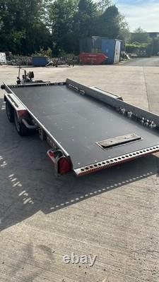 Car Transporter Trailer 2700 kg Twin- Axle Tilt Platform Used Condition