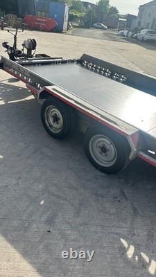 Car Transporter Trailer 2700 kg Twin- Axle Tilt Platform Used Condition