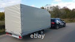 Car Transporter Trailer 3000kg 16ft X 7ft Twin Axle Al-ko Braked Flatbed