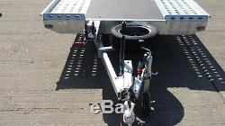 Car Transporter Trailer 4,5m X 2m Twin Axle 2700kg Al-ko Suspension