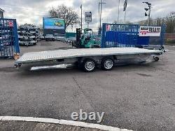 Car Transporter Trailer Beaver Tail TWIN Axle 5.5m x 2.1m 18.3ft x 6.9ft 3500kg