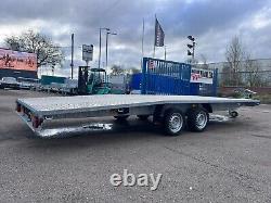 Car Transporter Trailer Beaver Tail TWIN Axle 5.5m x 2.1m 18.3ft x 6.9ft 3500kg