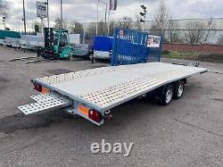 Car Transporter Trailer Beaver Tail TWIN Axle 5.5m x 2.1m 18.3ft x 6.9ft 3500kg