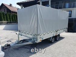 Car Transporter Trailer Box Trailer 13ft x 6,5ft x 5,7ft 2700kg Twin Axle