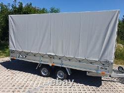 Car Transporter Trailer Box Trailer 13ft x 6,5ft x 5,7ft 2700kg Twin Axle