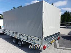 Car Transporter Trailer Box Trailer 13ft x 6,5ft x 5,7ft 2700kg Twin Axle