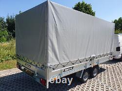 Car Transporter Trailer Box Trailer 13ft x 6,5ft x 5,7ft 2700kg Twin Axle