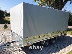 Car Transporter Trailer Box Trailer 13ft x 6,5ft x 5,7ft 2700kg Twin Axle