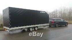 Car Transporter Trailer Box Trailer 14ft x 6ft x 7,2ft 2700kg Twin Axle Braked